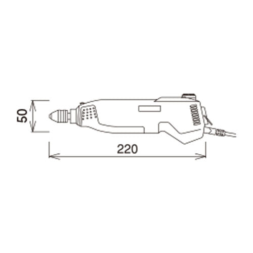 キソパワーツール AC100V/8000-18000rpm ﾏｲｸﾛｸﾞﾗｲﾝﾀﾞｰｾｯﾄ 28473