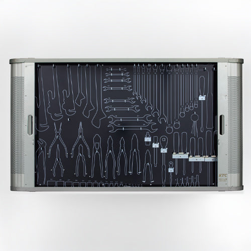 京都機械工具 [76個組] 工具セット(ｼｬｯﾀｰ付) MK83