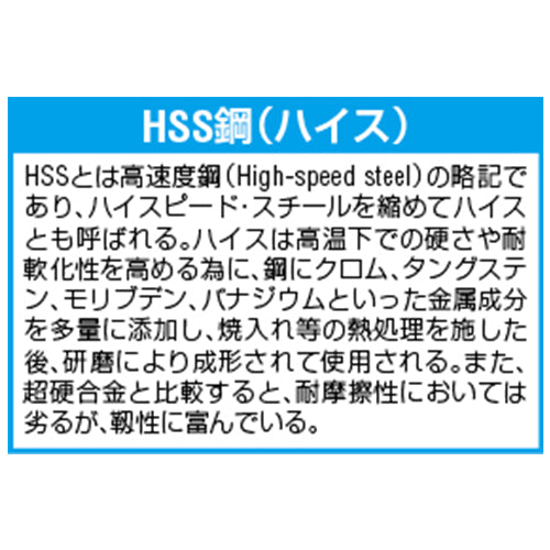 ESCO（エスコ） 1.0- 6.0mm/ 51本組 ストレートドリル(HSS) EA824F-150A