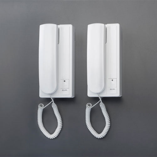 朝日電器（ELPA） [電池式] 電話形インターホン(内線用) CDS-600-2P