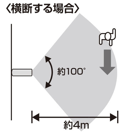 ESCO（エスコ） [ｾﾝｻｰﾗｲﾄ付]防犯用ダミーカメラ(屋内外用) EA864CD-49