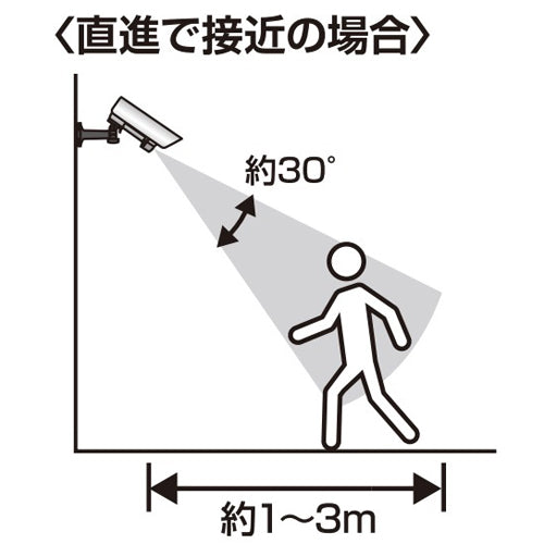 ESCO（エスコ） [ｾﾝｻｰﾗｲﾄ付]防犯用ダミーカメラ(屋内外用) EA864CD-49
