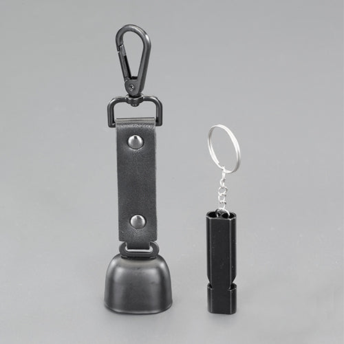 ESCO（エスコ） 熊よけベル&ホイッスル(ｶﾗﾋﾞﾅ付) EA864CY-3