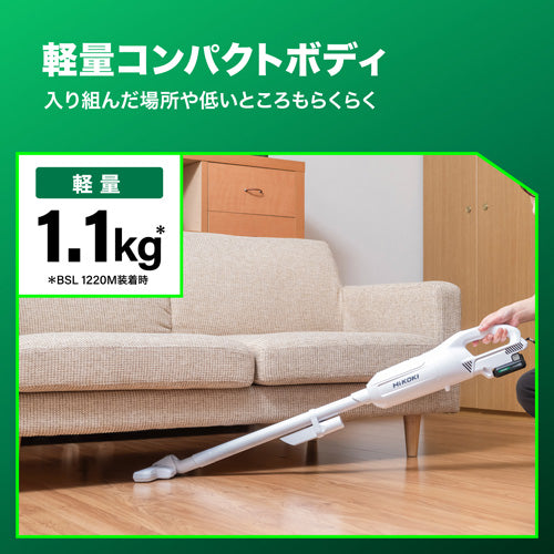 ＨｉＫＯＫＩ DC10.8V/2.0Ah ﾊﾝﾃﾞｨｰｸﾘｰﾅｰ(充電式) R12DPA(BSW)