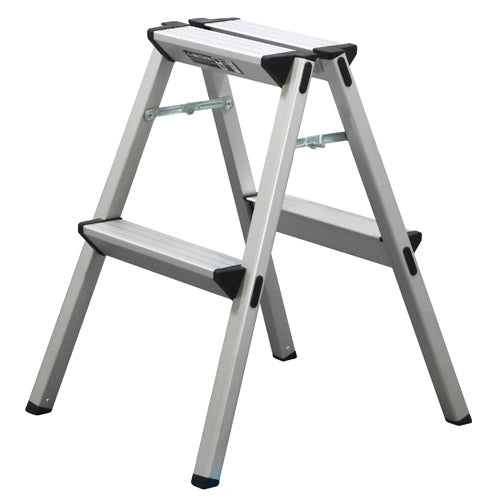 アルインコ（ALINCO） 280x160mmx0.56m/2段 踏台(ｱﾙﾐ製) CCB60BK