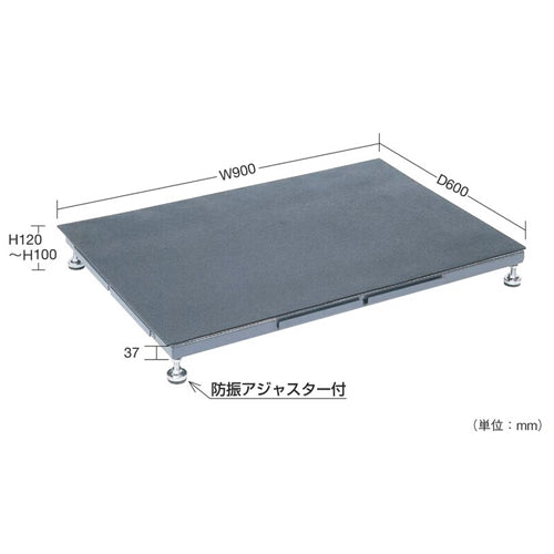 サカエ 900x600x100-120mm 低床作業台(連結式) SA-0960