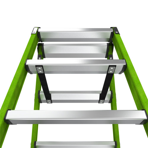 ESCO（エスコ） 0.66m/3段 脚立(広がり防止ｽﾄﾗｯﾌﾟ付) EA905EE-1A