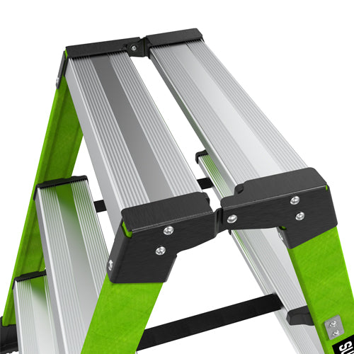 ESCO（エスコ） 0.66m/3段 脚立(広がり防止ｽﾄﾗｯﾌﾟ付) EA905EE-1A