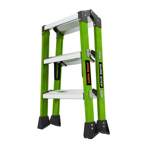 ESCO（エスコ） 0.66m/3段 脚立(広がり防止ｽﾄﾗｯﾌﾟ付) EA905EE-1A