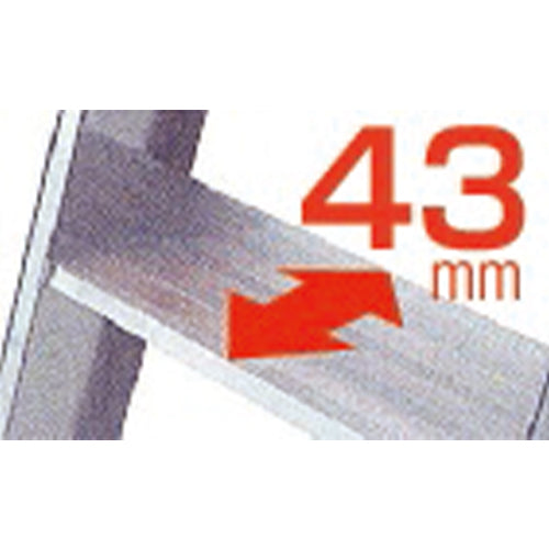 ピカコーポレイション（PiCa） 0.61-0.92cm 足場台(調整脚･手すりわく付) DXZ-6909 ※ESCOオリジナルセット品