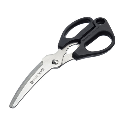 グリーンベル 220mm 料理はさみ(ｶｰﾌﾞ/ｷﾞｻﾞ刃) G-2035