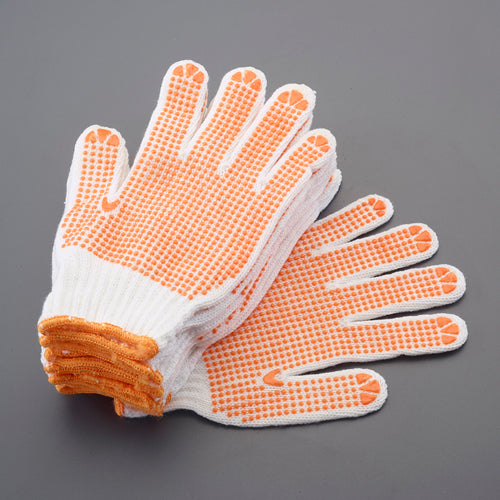 勝星産業 [Ｌ/230mm] 防寒軍手(裏起毛･滑り止付･5双) H845