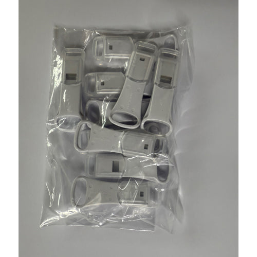 ESCO（エスコ） 48x20x8mm超薄型ﾎｲｯｽﾙ(白/ｷｬｯﾌﾟ付/10個) EA916XK-5