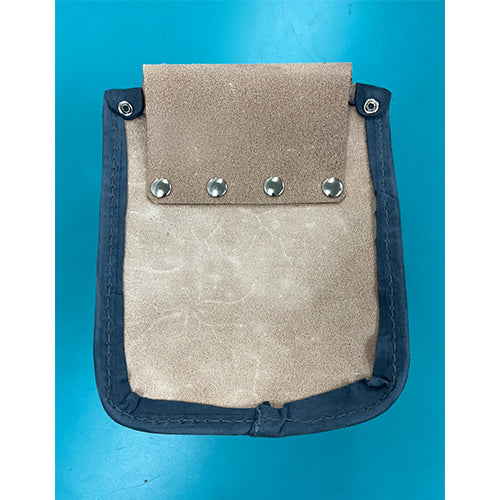 ESCO（エスコ） 185x130x220mm 腰袋(3段/黒染/ﾇﾊﾞｯｸ革) EA925CB-13