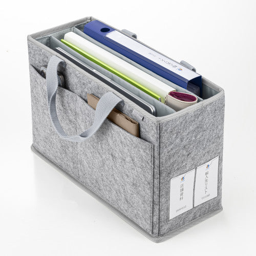 サンワサプライ 395x145x250mm /内寸 BOX型バッグ BAG-TW9GY