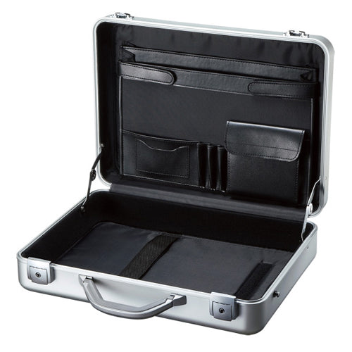 サンワサプライ 420x 90x303mm /内寸 ﾉｰﾄﾊﾟｿｺﾝｹｰｽ(ｱﾙﾐ) BAG-AL4N2