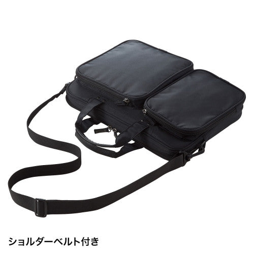 サンワサプライ 365x70x260mm  [ﾉｰﾄPC用]ｲﾝﾅｰｹｰｽ（ｱｳﾀｰ兼用 BAG-P23BK