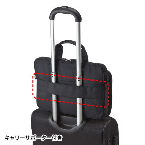 サンワサプライ 365x70x260mm  [ﾉｰﾄPC用]ｲﾝﾅｰｹｰｽ（ｱｳﾀｰ兼用 BAG-P23BK