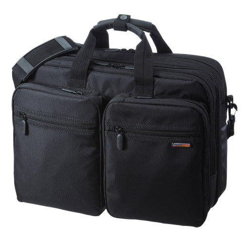 サンワサプライ 420x160x310mm  出張用ﾋﾞｼﾞﾈｽﾊﾞｯｸﾞ BAG-3WAY21BK