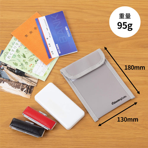 ESCO（エスコ） 130x180mm 耐火・耐水ポーチ EA927AG-210
