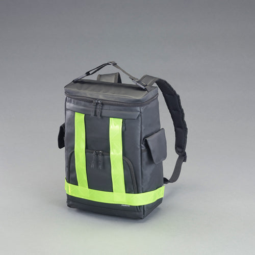ESCO（エスコ） 17L ﾊﾞｯｸﾊﾟｯｸ(反射ﾃｰﾌﾟ付/ﾍﾙﾒｯﾄ収納) EA927AG-63