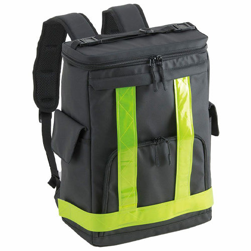 ESCO（エスコ） 17L ﾊﾞｯｸﾊﾟｯｸ(反射ﾃｰﾌﾟ付/ﾍﾙﾒｯﾄ収納) EA927AG-63