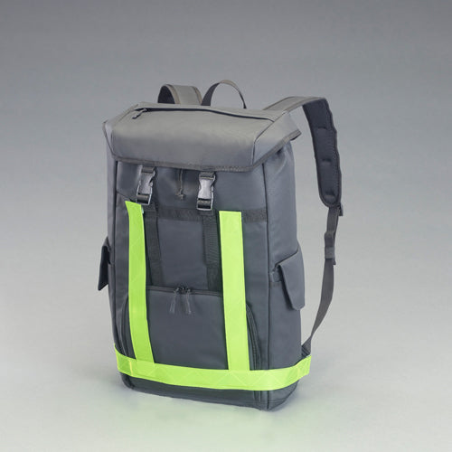 ESCO（エスコ） 30L ﾊﾞｯｸﾊﾟｯｸ(反射ﾃｰﾌﾟ付/ﾍﾙﾒｯﾄ収納) EA927AG-64