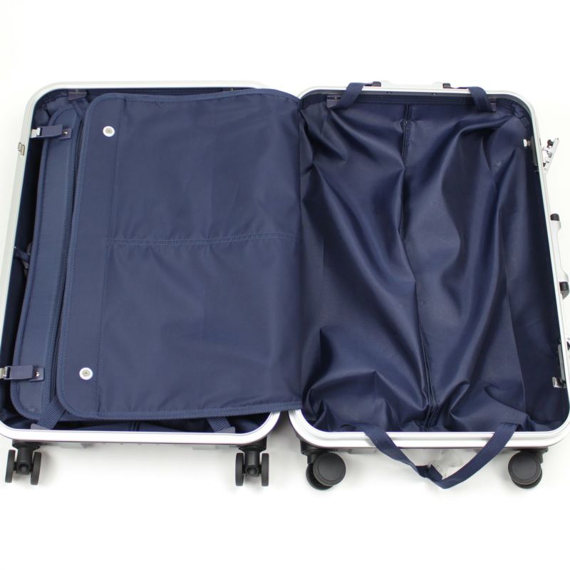 ESCO（エスコ） 420x270x610mm/64L キャリーケース(ｼﾙﾊﾞｰ) EA927AX-16C