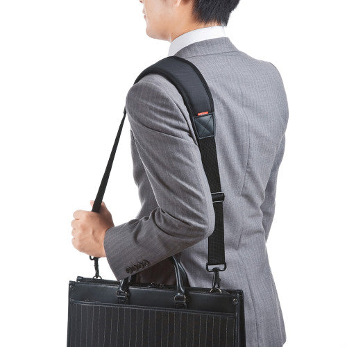 サンワサプライ 70x1240mm  ショルダーベルト（ｶｰﾌﾞ） BAG-BELT4N