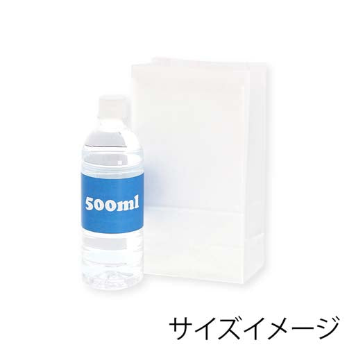 ESCO（エスコ） 130x 80x235mm 紙袋(白/無地/100枚) EA927SB-82