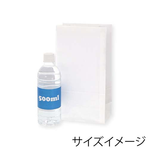 ESCO（エスコ） 150x 90x280mm 紙袋(白/無地/100枚) EA927SB-83