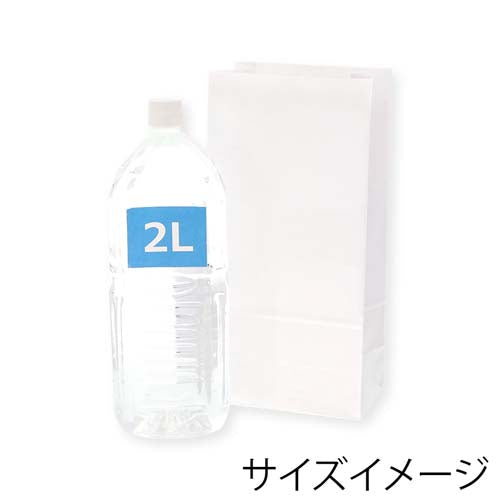 ESCO（エスコ） 155x 95x320mm 紙袋(白/無地/100枚) EA927SB-84