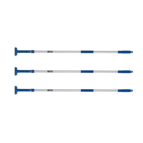 テラモト 1500mm モップハンドル[青/3本] CL-374-120-3
