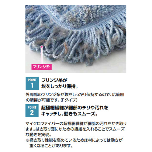山崎産業（CONDOR） 600/1420mm フロアーモップ ※ESCOオリジナルセット品