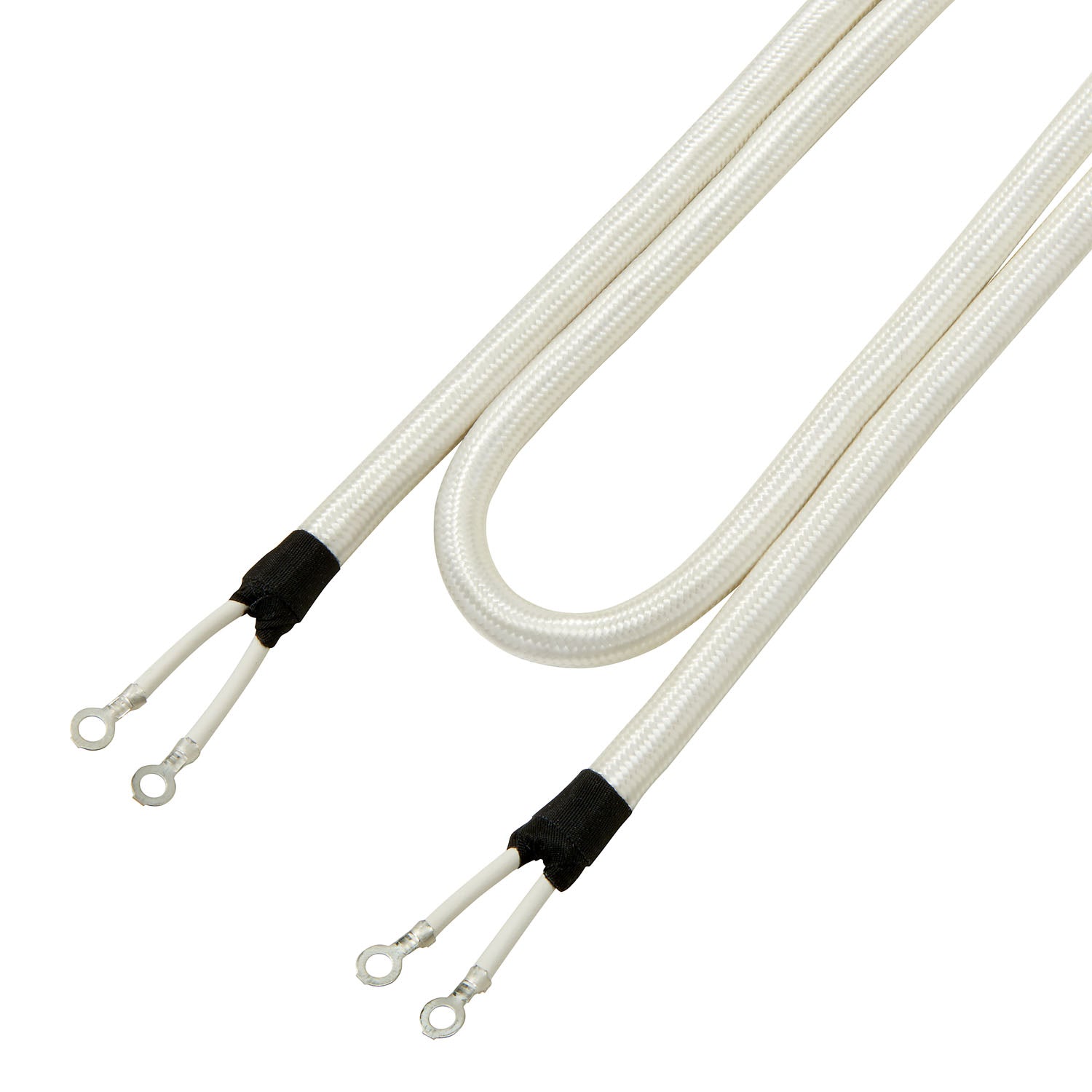朝日電器（ELPA） 300V/7A/2.0m 丸打ちコード(白) RF-2H(W)