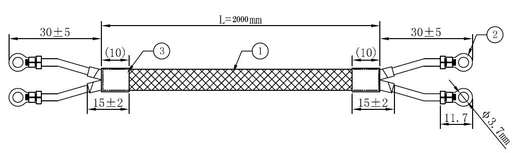 朝日電器（ELPA） 300V/7A/2.0m 丸打ちコード(黒) RF-2H(BK)