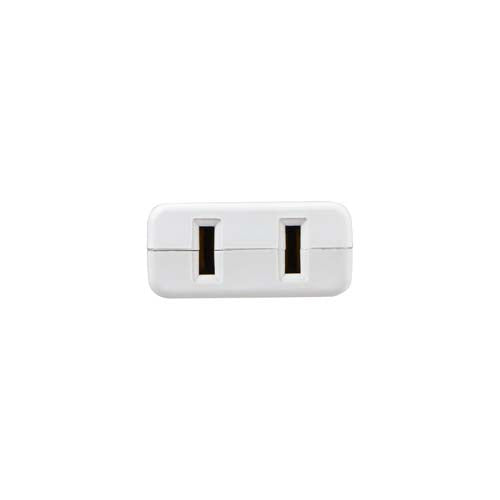 朝日電器（ELPA） AC125V/15A プラグアダプター(ｽｲﾝｸﾞ) A-380B(W)