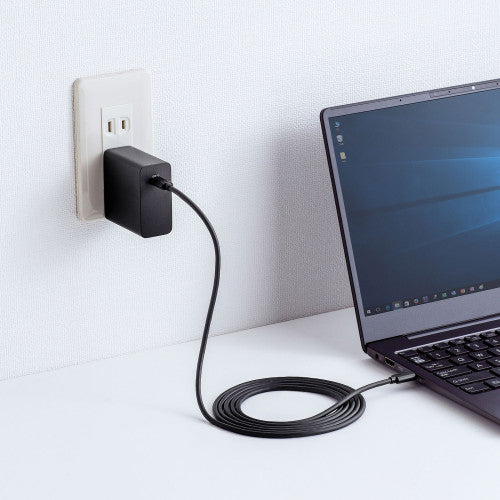サンワサプライ AC100-240V USBPD充電器(1P/3A/黒/TypeC) ACA-PD91BK