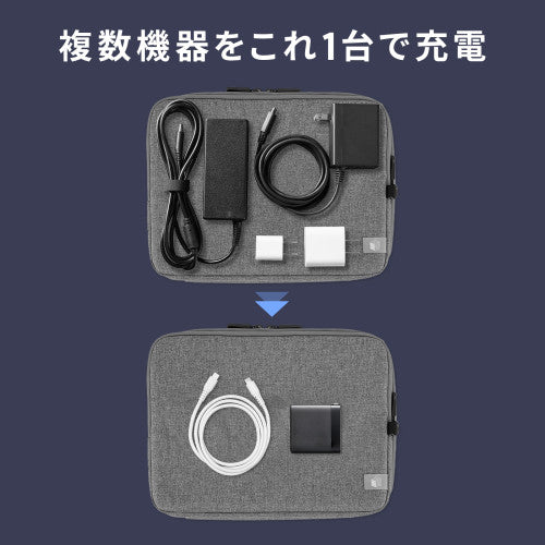 サンワサプライ AC100-240V USB充電器(USB PD) ACA-PD107BK