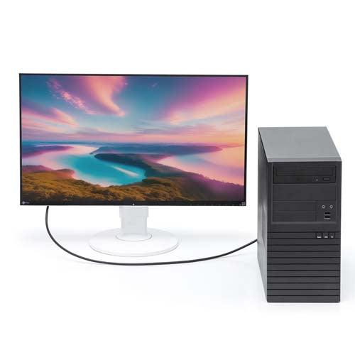サンワサプライ 1.0m DisplayPort-HDMI変換ケーブル 8K対応 KC-DPHD8K10
