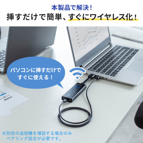 サンワサプライ [ﾜｲﾔﾚｽ] ＨＤＭＩｴｸｽﾃﾝﾀﾞｰ(HDMI接続用) VGA-EXWHD12