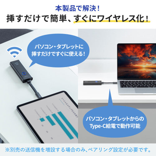 サンワサプライ [EA940PM-241・-242用] 送信機(Type-C) VGA-EXWHD12CTX
