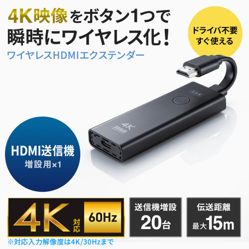 サンワサプライ [EA940PM-241・-242用] 送信機(HDMI接続用) VGA-EXWHD12TX