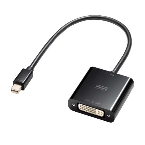 サンワサプライ [MiniDisplayPort-DVI]  変換ｱﾀﾞﾌﾟﾀｰ AD-MDPDVA02