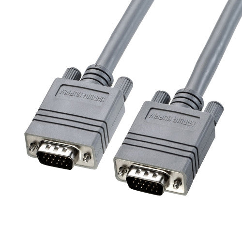 サンワサプライ 2m ﾃﾞｭｽﾌﾟﾚｲｹｰﾌﾞﾙ（複合同軸・コア付） KB-CHD152K2