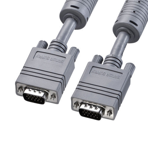 サンワサプライ 15m ﾃﾞｭｽﾌﾟﾚｲｹｰﾌﾞﾙ（複合同軸・コア付） KB-CHD1515K2