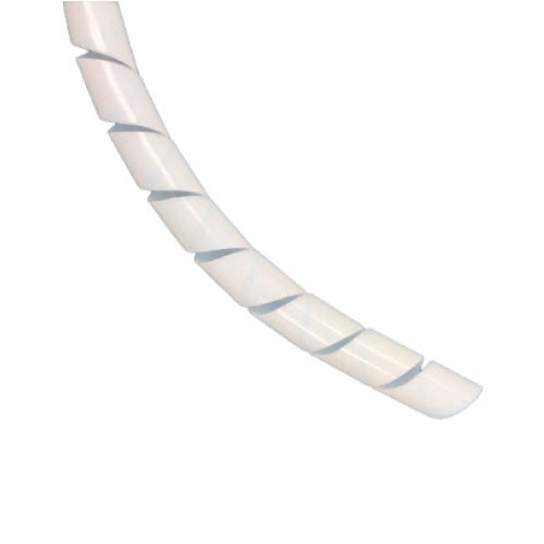 デンカエレクトロン 12.0mmx 5m ｽﾊﾟｲﾗﾙﾁｭｰﾌﾞ(ﾌｯ素樹脂/乳白色) DP-12T