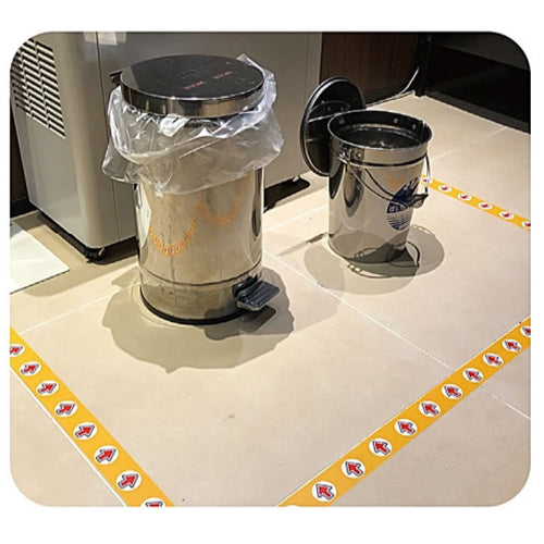 ESCO（エスコ） 50mmx10m 誘導用矢印テープ(床・壁面用/赤) EA944RR-52