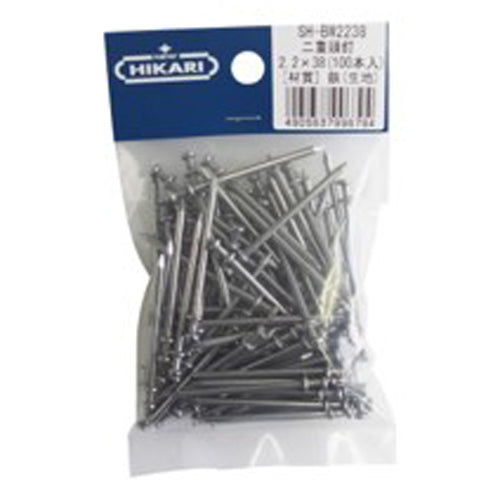 ESCO（エスコ） 2.2x38mm 二重頭釘(100本) EA945VF-61