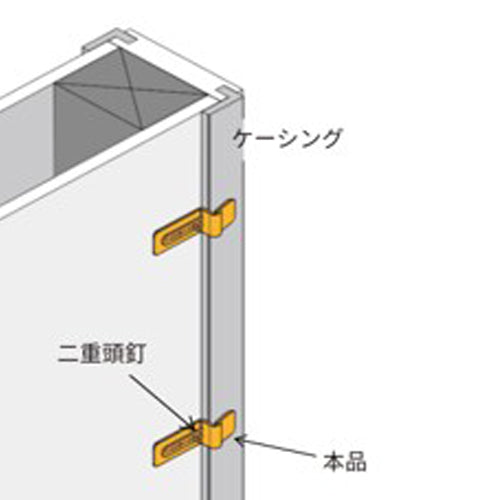 ESCO（エスコ） 2.2x38mm 二重頭釘(100本) EA945VF-61